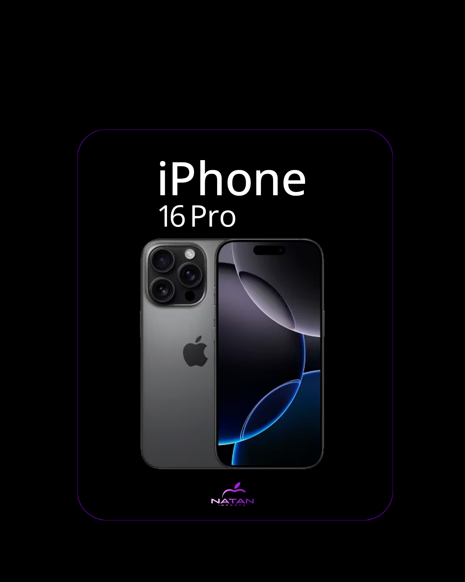 16 pro preto