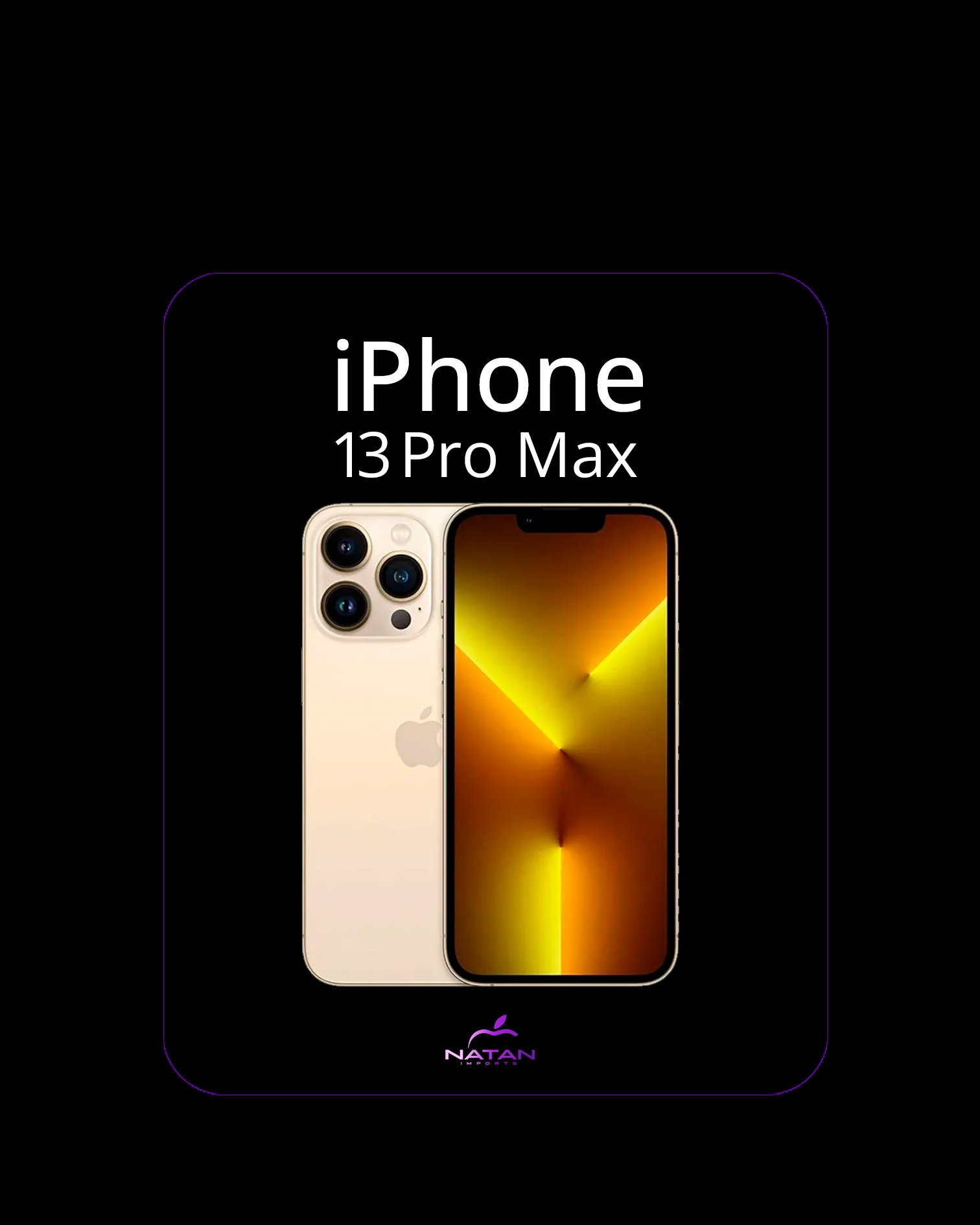 13 pro max dourado