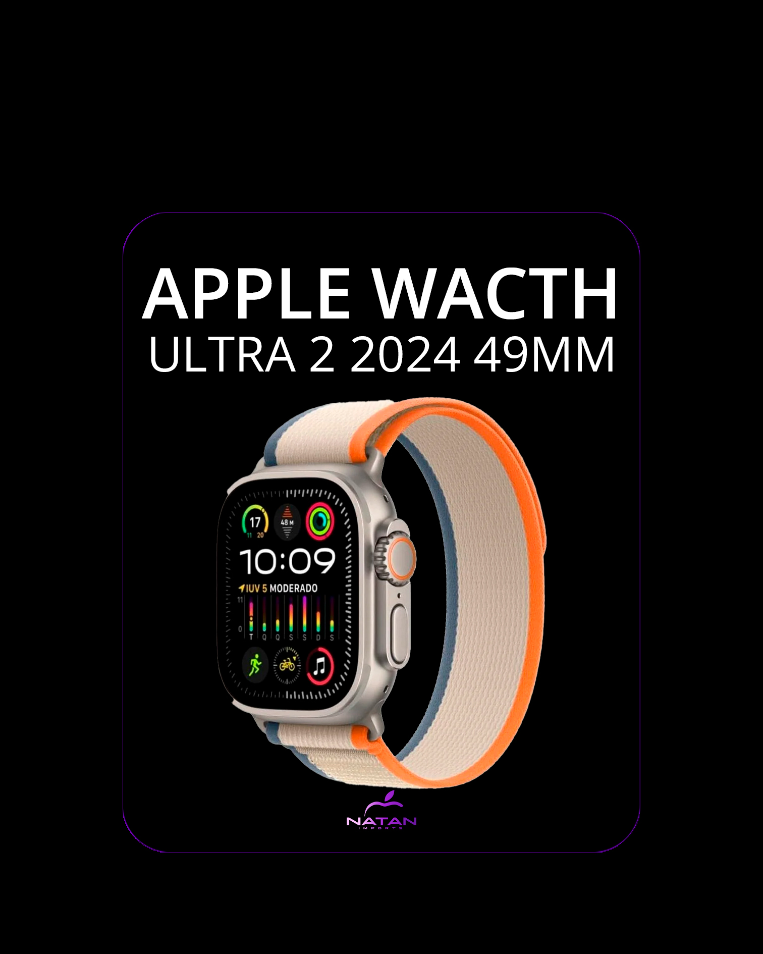 ULTRA 2 2024 49MM ORANGE BEIGE TRAIL LOOP